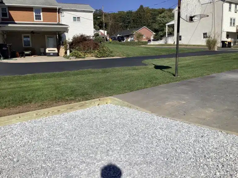 gravel shed foundation in bally PA