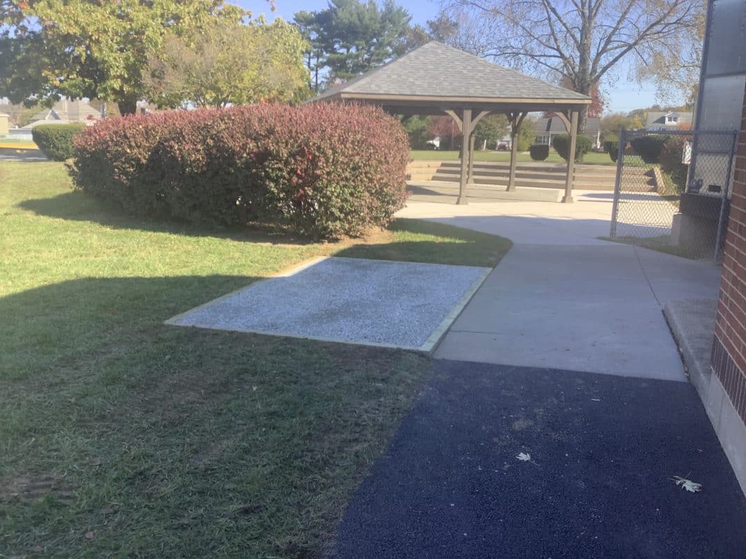 a gravel shed foundation in wilmington DE