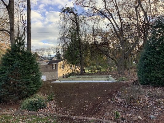 a gravel shed foundation in hockessin DE