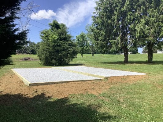 Gravel Shed Foundations in Nottingham, PA