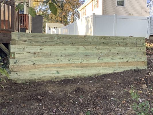 a gravel shed foundation in abington PA