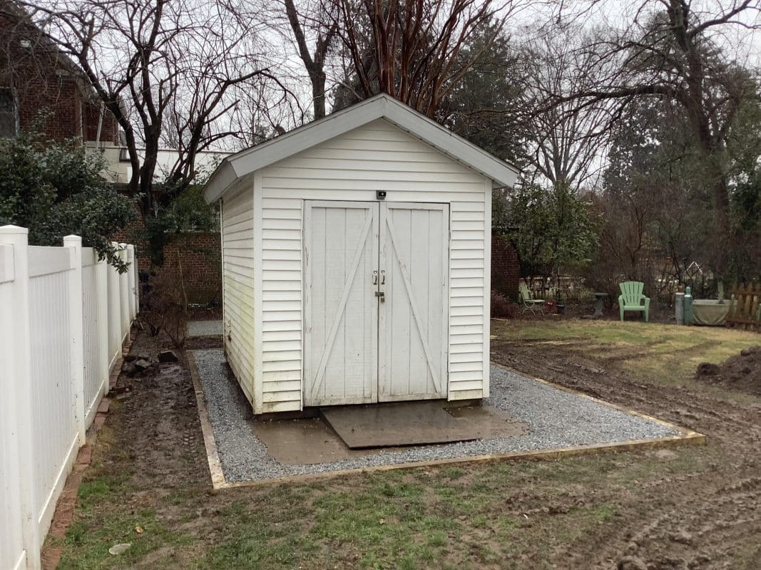 Gravel Foundation For shed buildings