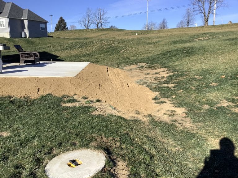 a concrete swim spa foundation in wrightsville PA