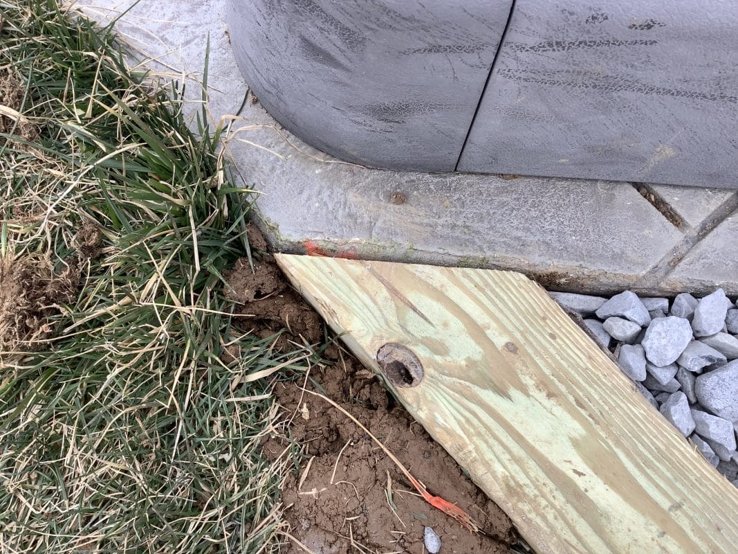 Hot Tub Gravel Foundation