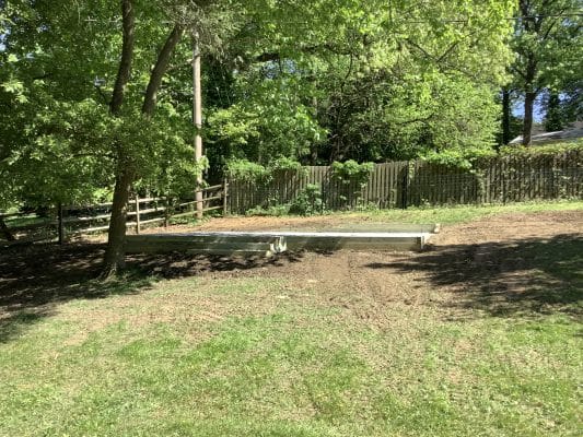 Gravel Shed Foundation in Wayne, PA