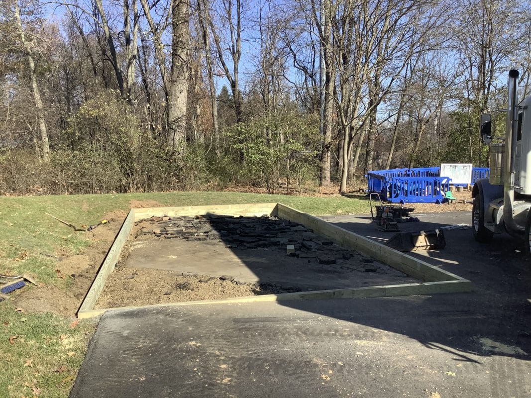 Gravel A frame Shed Foundation