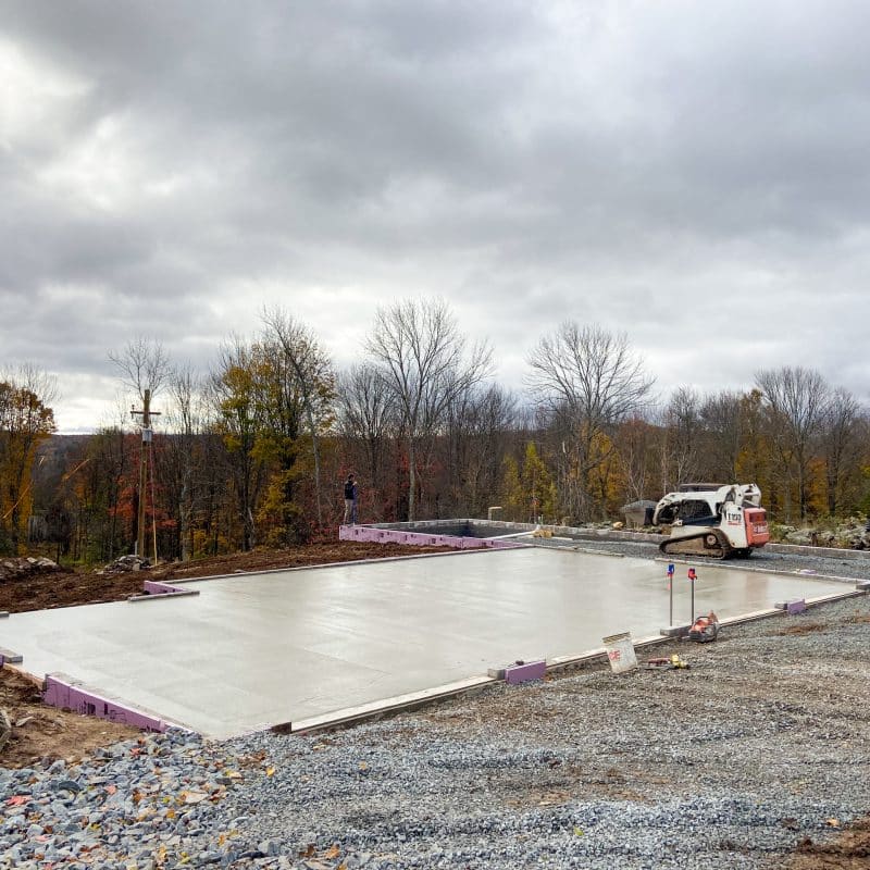 concrete foundation
